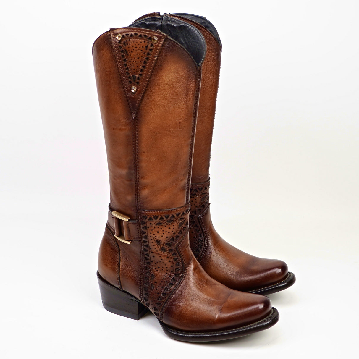 Conny Taupe - Round Toe