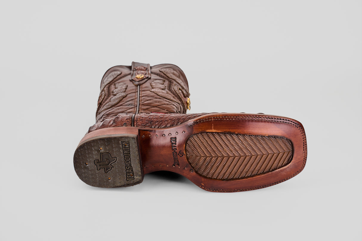 James - Brown - Square Toe (Alligator Head)