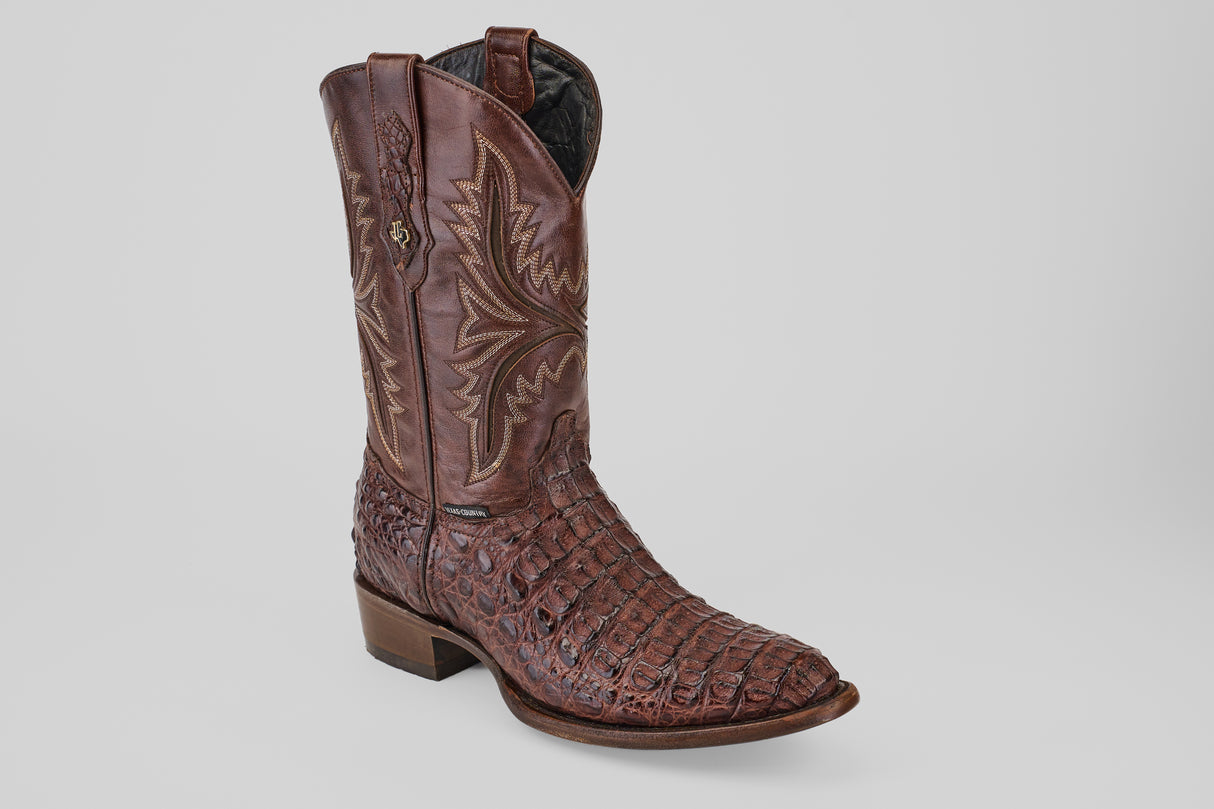 Rhodes HornBack - Brown - Round Toe