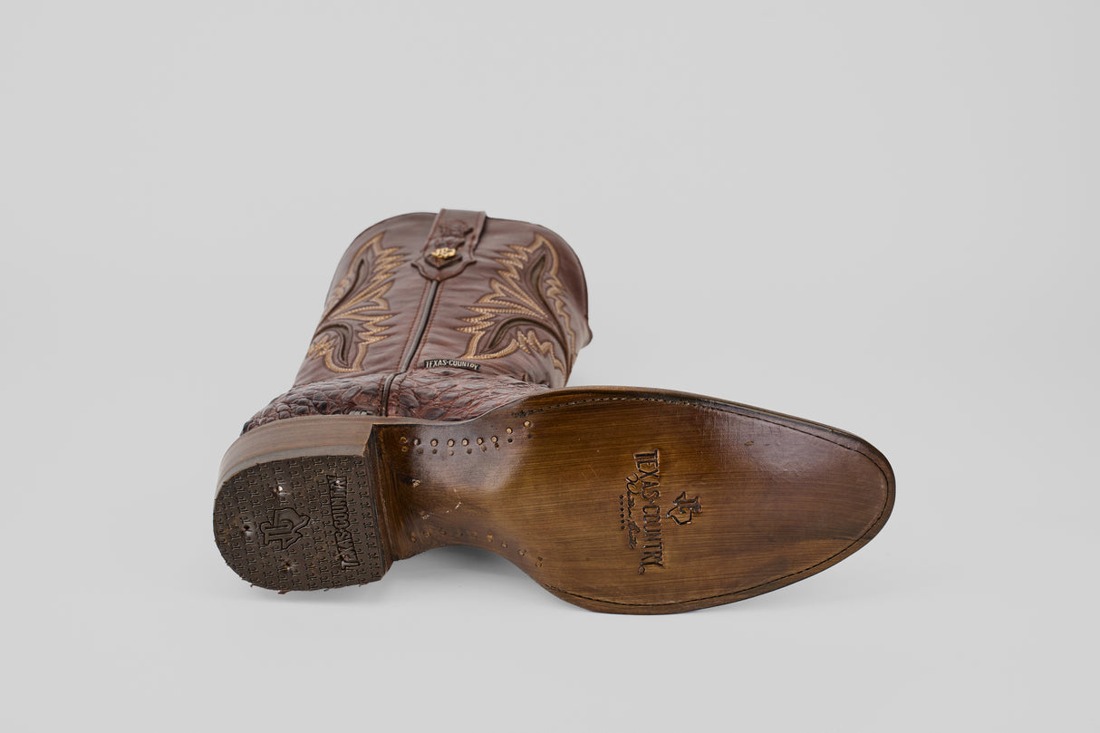 Rhodes HornBack - Brown - Round Toe