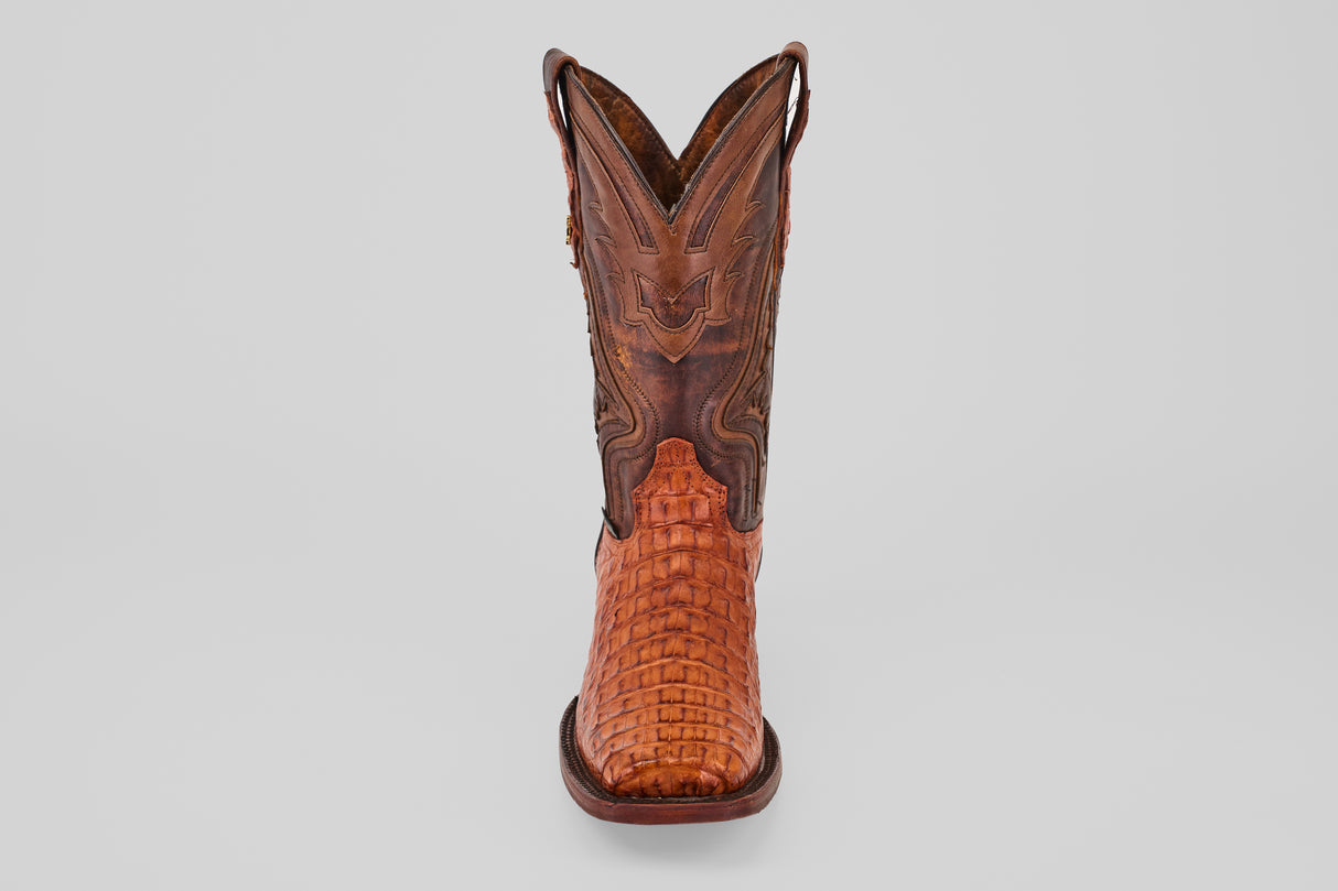 Rhodes HornBack - Brandy - Rodeo Toe