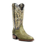 Tanner Python Boots - Jungle Green - Roper Toe (PN240)