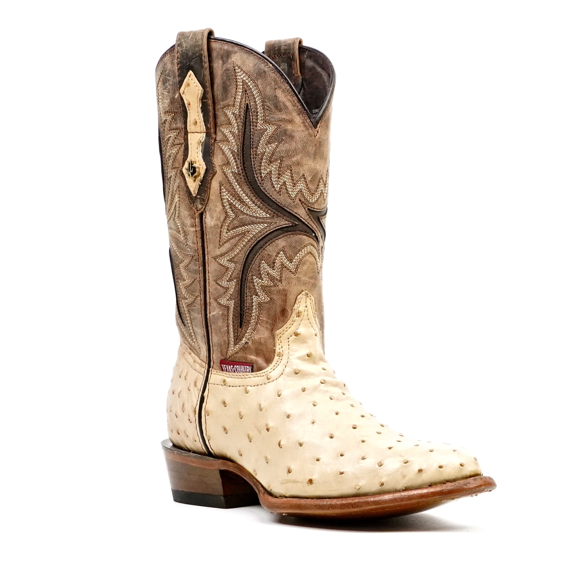 Austin Ostrich Boots - Orix - Round Toe (AV230)