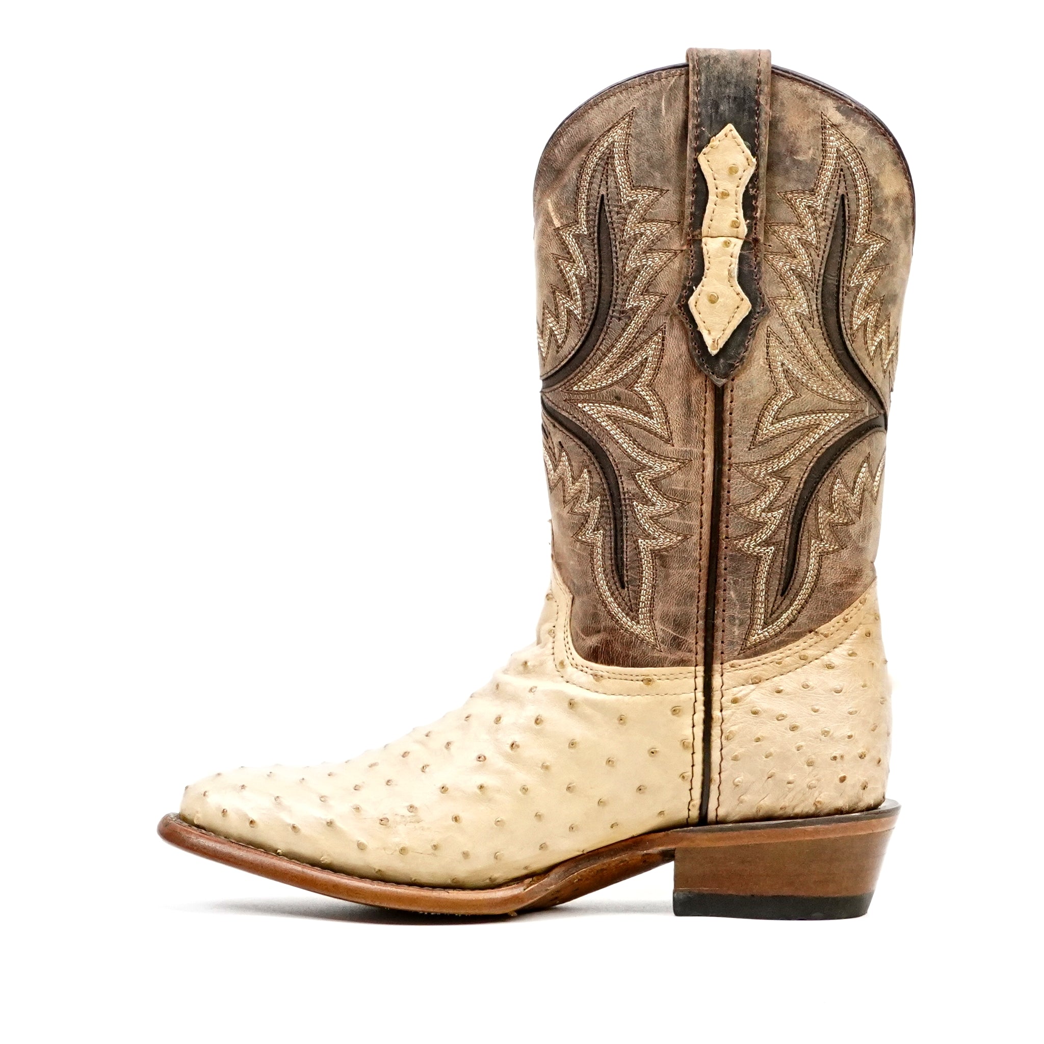 Austin Ostrich Boots - Orix - Round Toe (AV230)