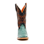 Ranger Caiman Belly Boots - Jade - Square Toe - Gomez Western Wear