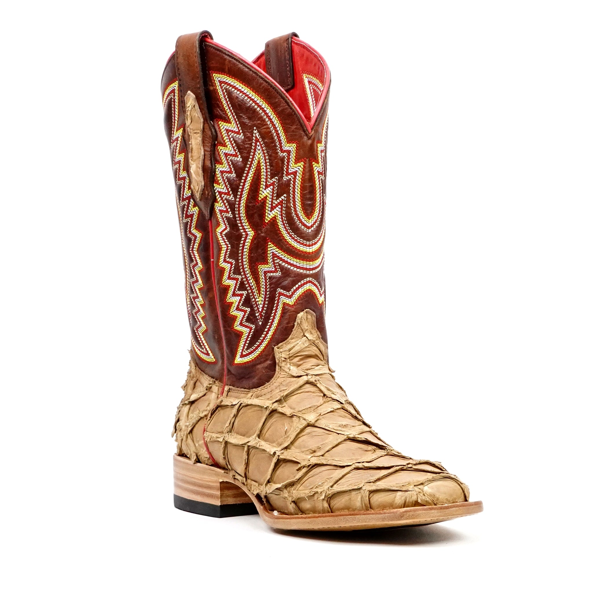 Butch Pirarucu Fish Boots - Orix - Square Toe - Gomez Western Wear