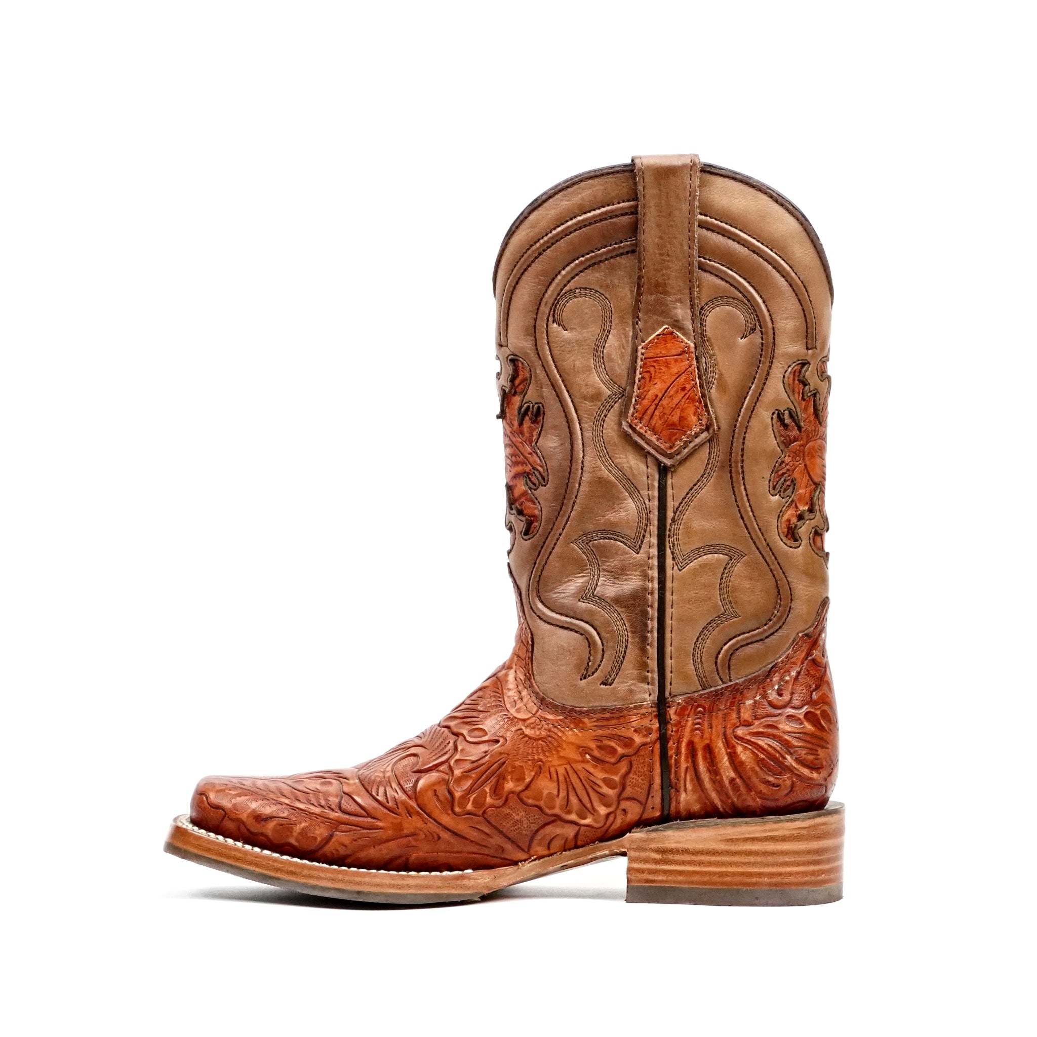 E697 Chiseled Branches Cognac H-Rodeo