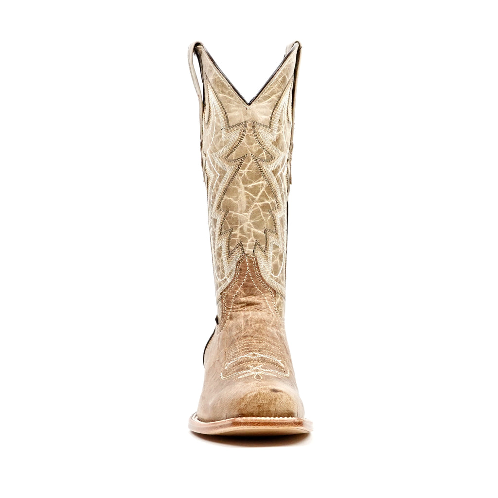 Botas Cowboy Sierra Fawn - Punta Cuadrada Estrecha (E906)
