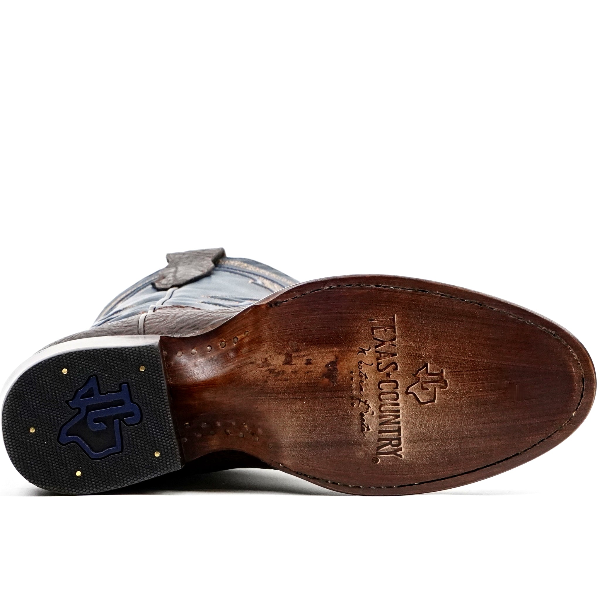 Botas Vaqueras de Hombro de Toro - Clayton Marrón - Punta Roper (TS203)