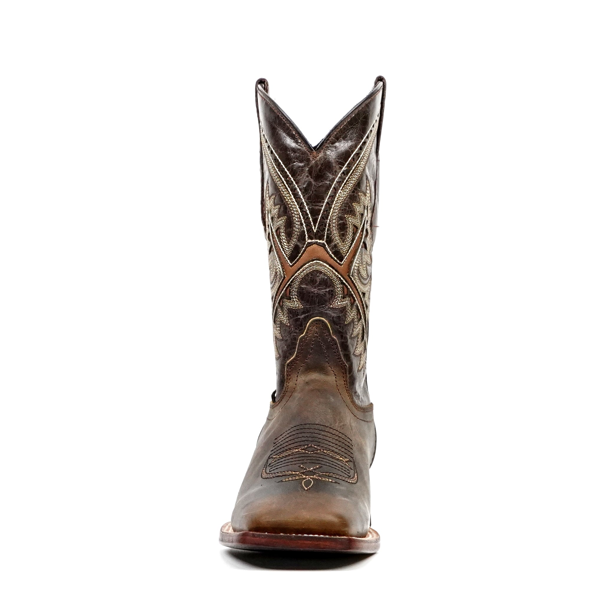 Botas Vaqueras Azkar Tan - Punta Cuadrada (E29)