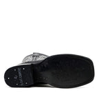 Cheyenne Black Cowboy Boots - Square Toe (E29)