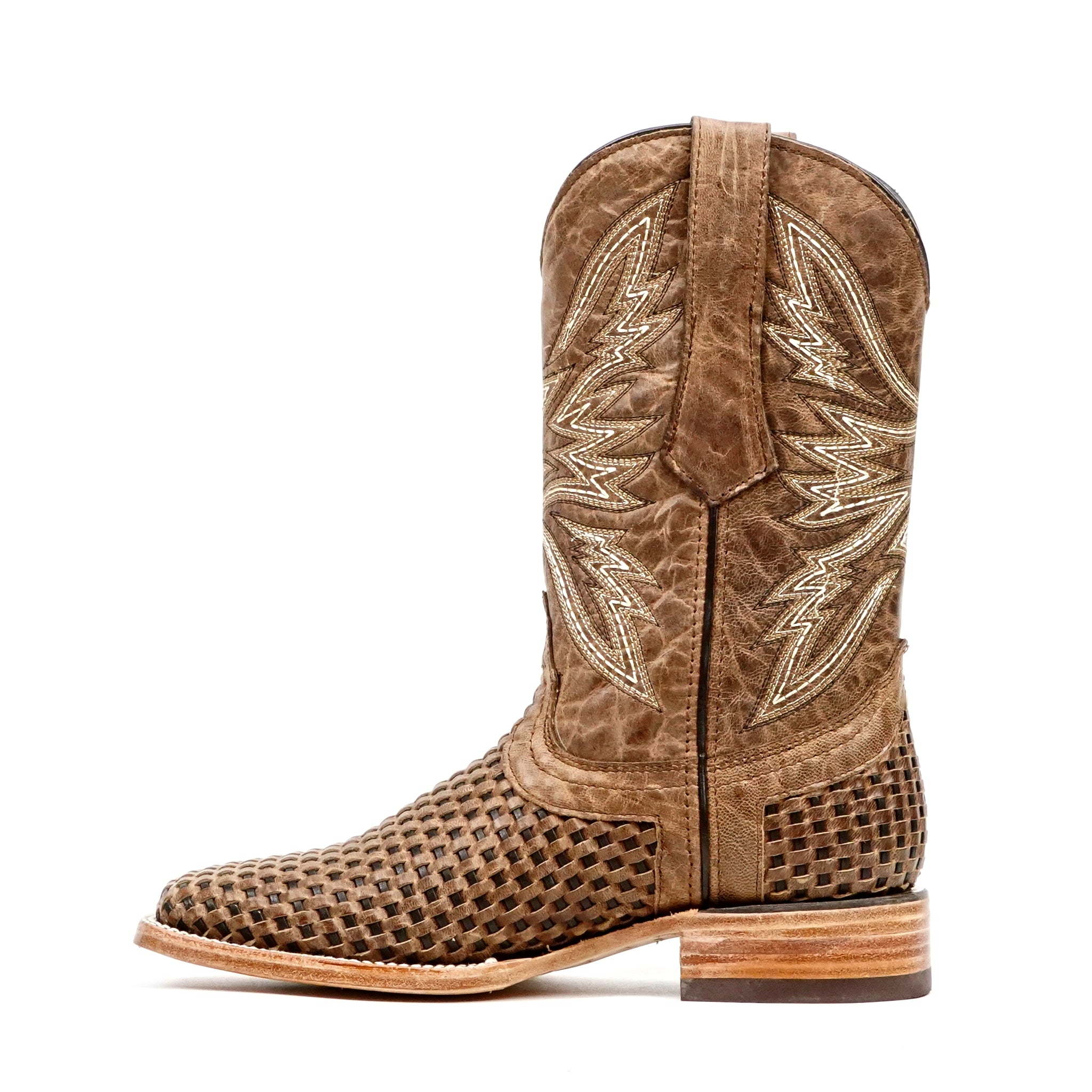 Botas Sierra Orix Basketweave - Punta Cuadrada (E634)