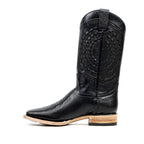 Botas vaqueras Cleyton negras - Punta cuadrada (E944)