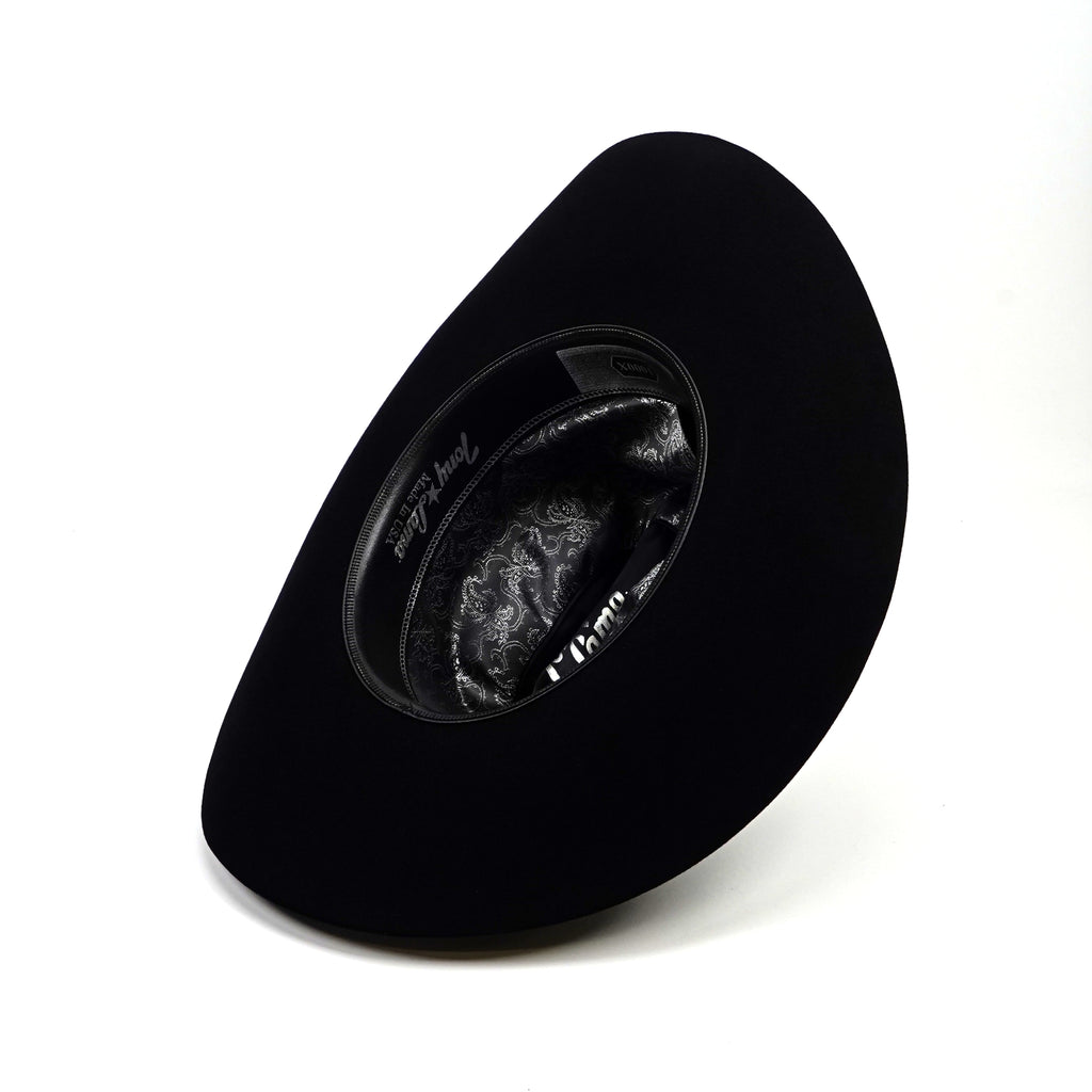 Tony Lama - Sombrero de vaquero 1000X Platinum - Negro