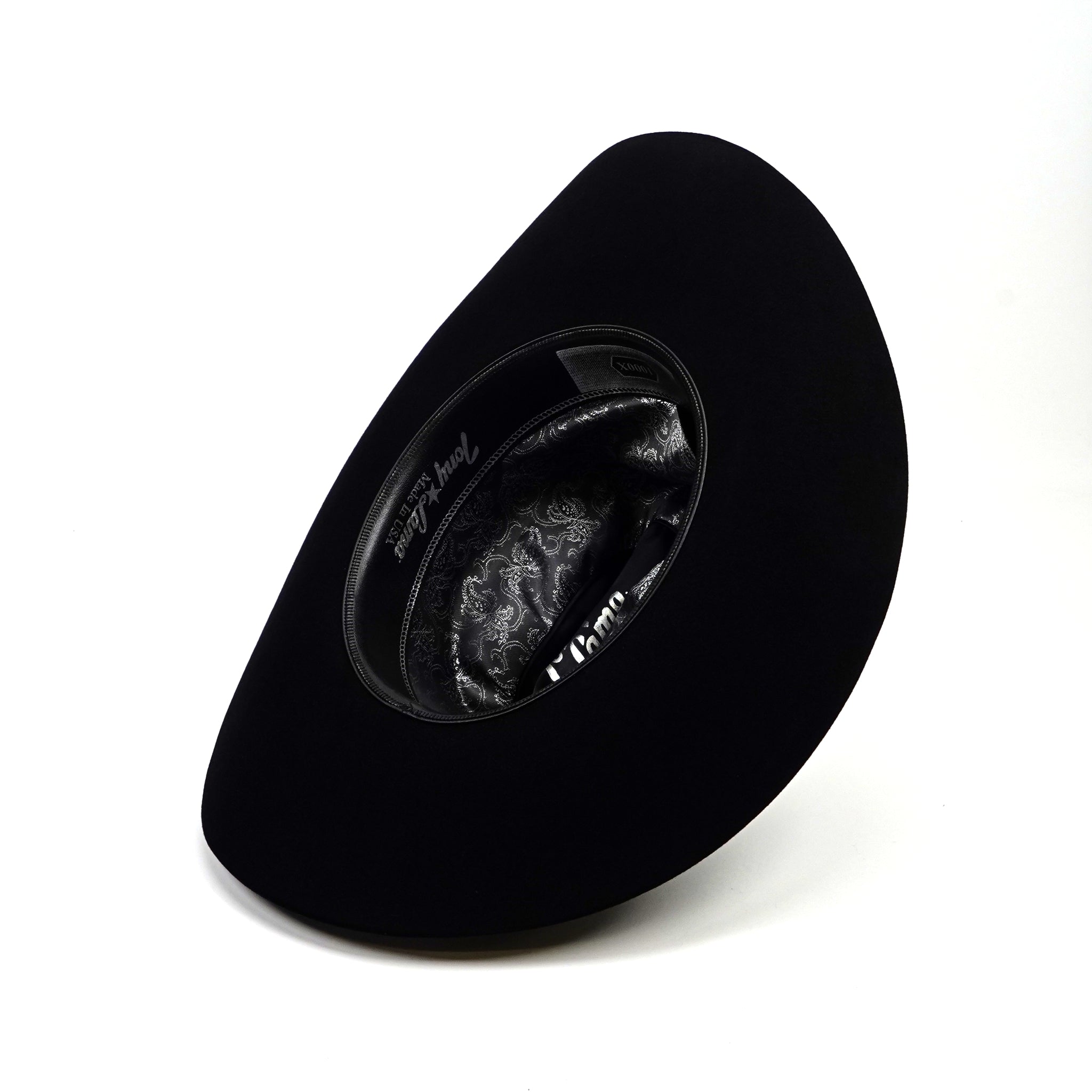 Tony Lama - Sombrero de vaquero 1000X Platinum - Negro