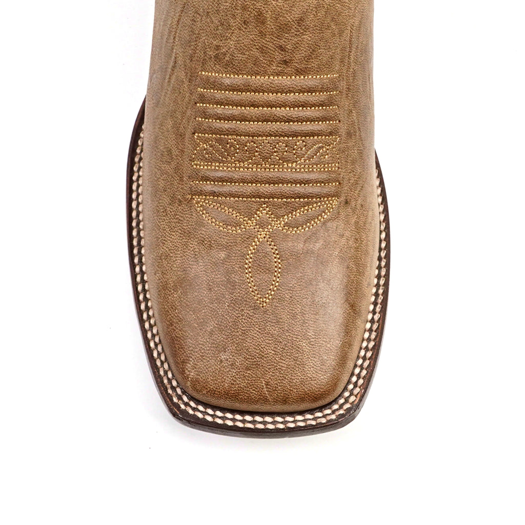 Sierra Cinnamon Cowboy Boots - Square Toe (E938)