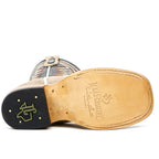 Kids Khaki Roughout Boots - Square Toe (E3002)
