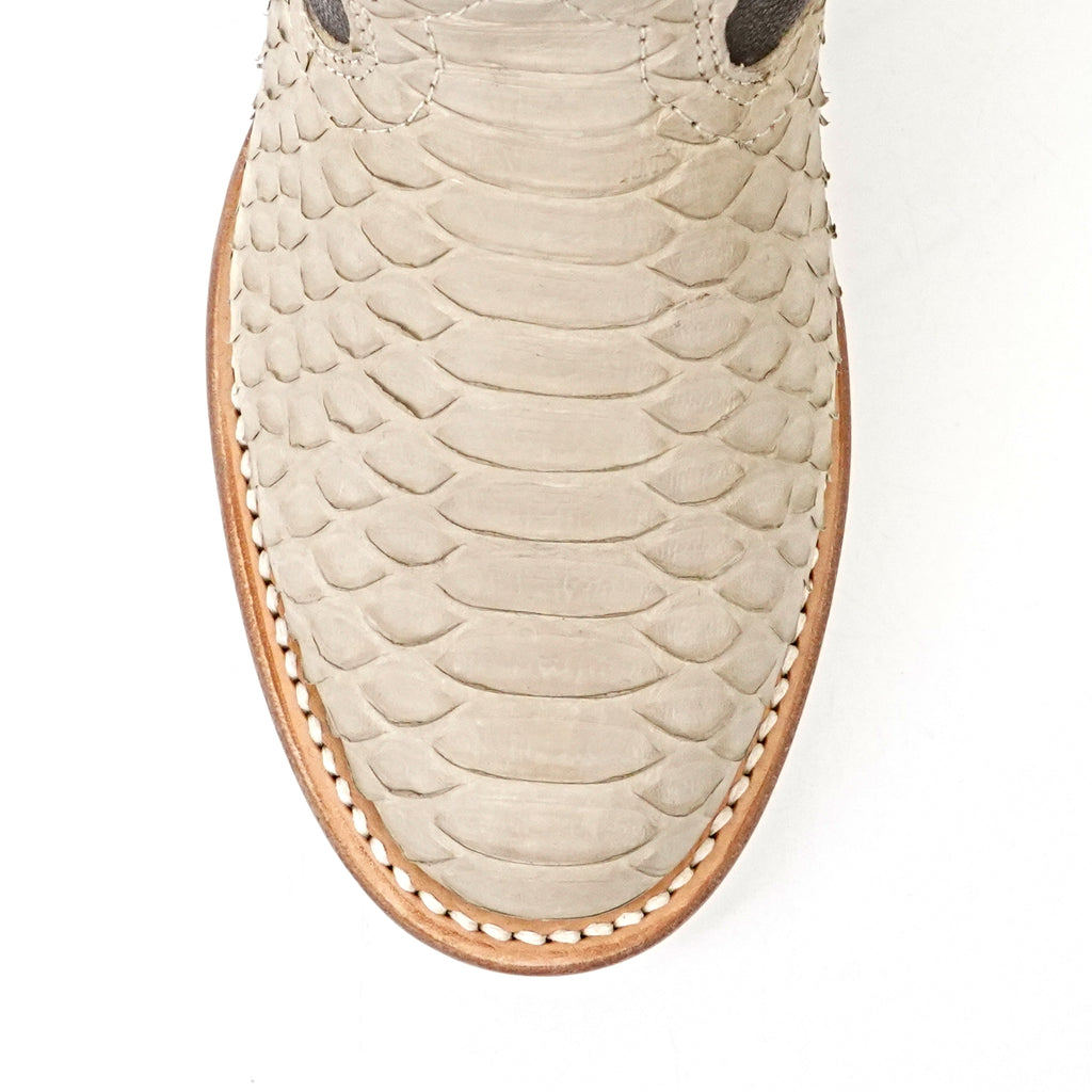 Kids Python Boots - Cappuccino - Roper Toe
