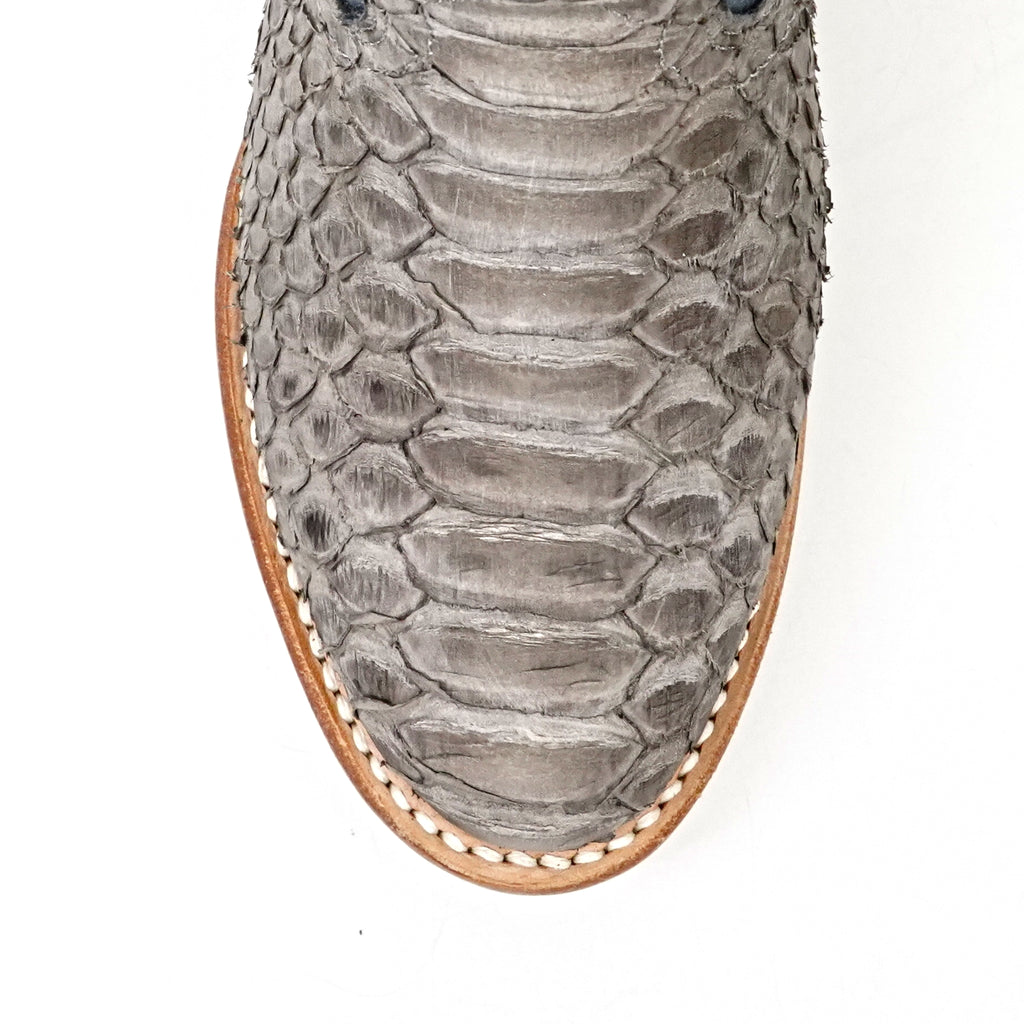 Kids Python Boots - Matte Gray - Roper Toe