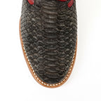 Kids Python Boots - Dark Matte Gray - Rodeo Toe