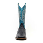Black Bullhide Boots - Square Toe (E960)