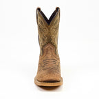 Kids Cowboy Boots - Brown - Square Toe (TCK004)