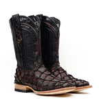 Botas Connor Pirarucu - Rojas - Punta Cuadrada (PZ60)