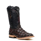 Botas Connor Pirarucu - Rojas - Punta Cuadrada (PZ60)