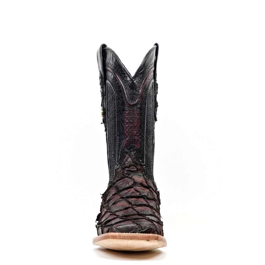 Botas Connor Pirarucu - Rojas - Punta Cuadrada (PZ60)