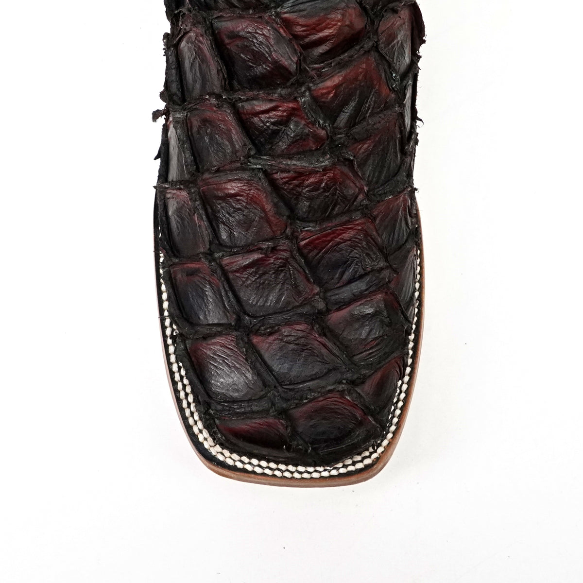 Botas Connor Pirarucu - Rojas - Punta Cuadrada (PZ60)