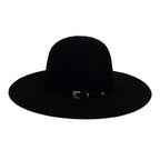 TC Hats - Sombrero Grizzly de copa abierta 6X - Negro