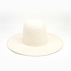 Sombreros TC - Grizzly de copa abierta 6X - Blanco invierno