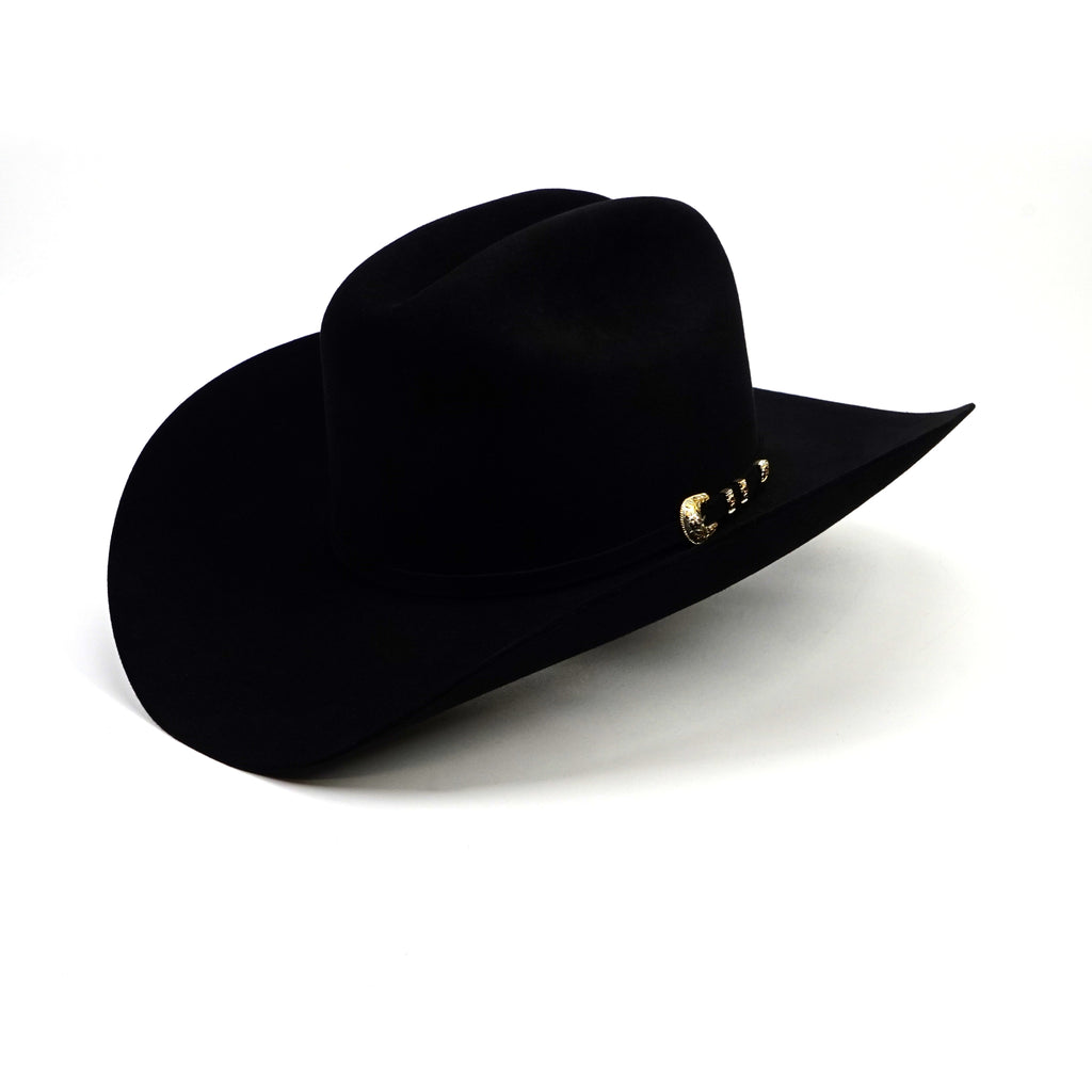 Tony Lama - Sombrero de vaquero 1000X Platinum - Negro