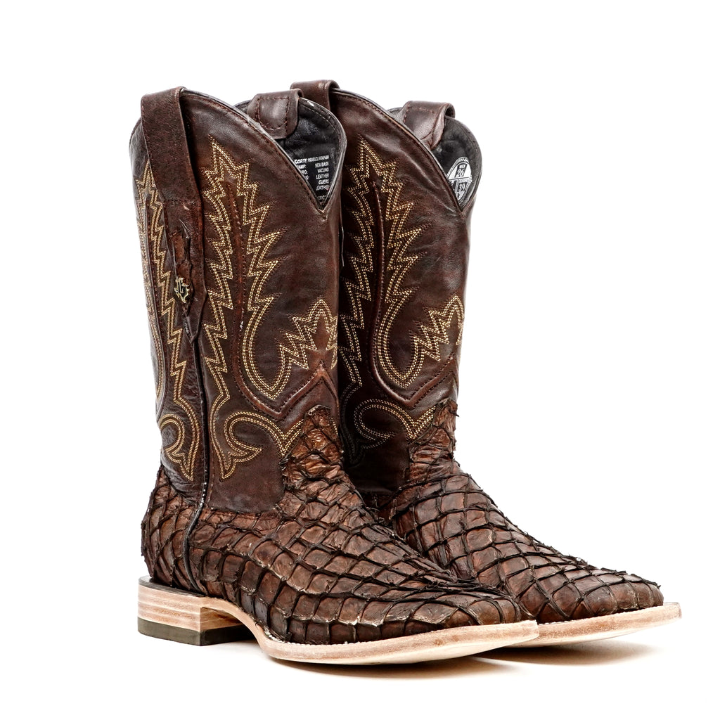 Pirarucu Fish Boots - Brown - Square Toe (PZ60 E.C.)