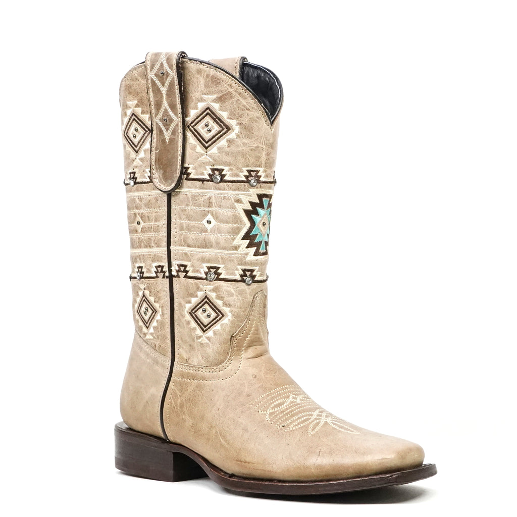 Palles - Botas vaqueras Siberia Fawn - Caña corta - Punta cuadrada (E791)