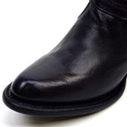 Denali Black - Tall Shaft - Round Toe