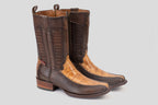 James - Fawn - Narrow square toe - zip
