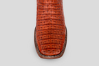 Ranger Caiman Hornback Boots - Brandy - Square Toe