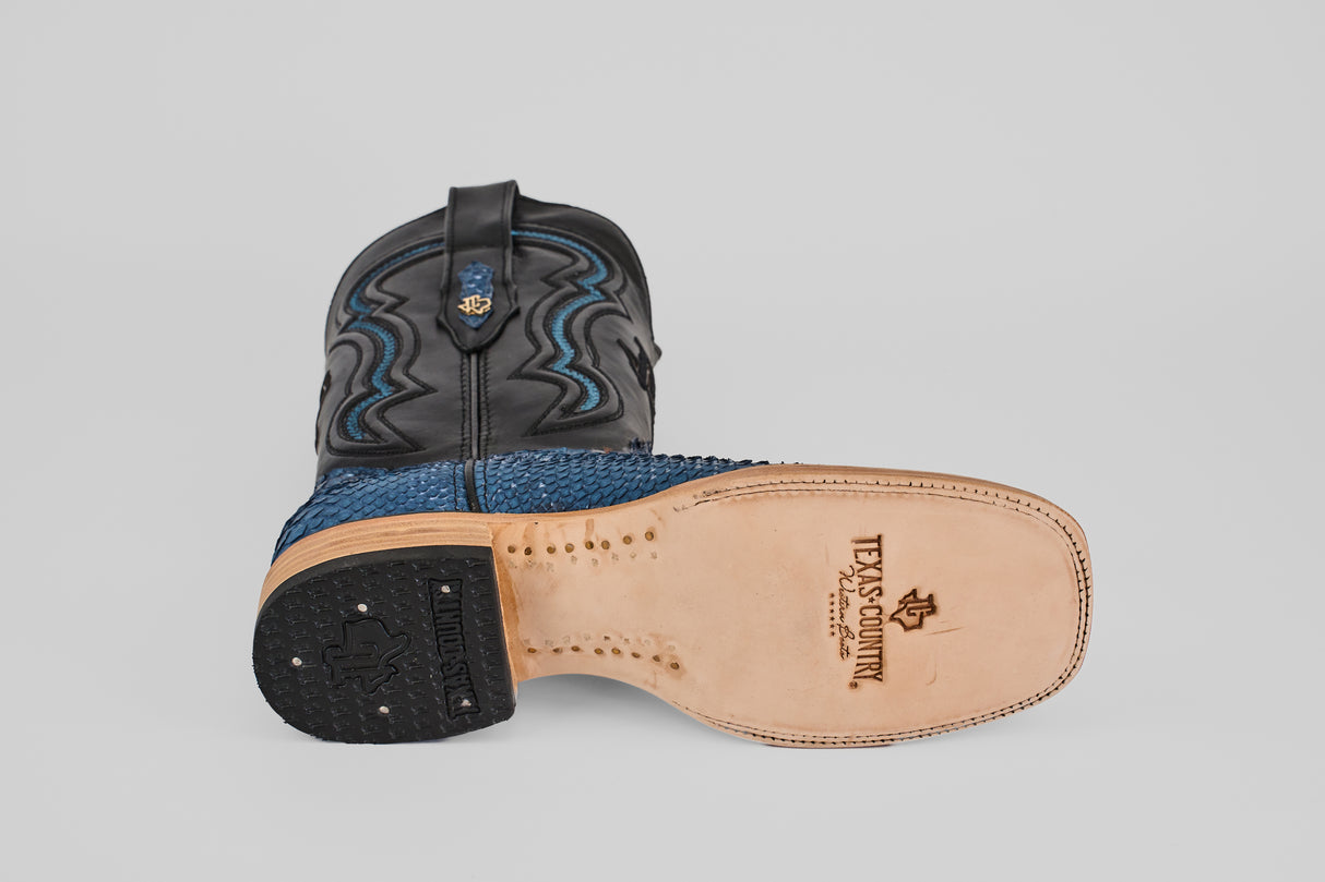 Tanner – Dark Denim – Square Toe