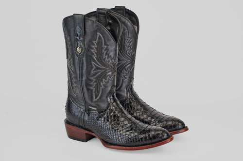 Tanner - Black - Round Toe