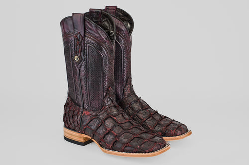 Conor - Matte Black Cherry - Square Toe