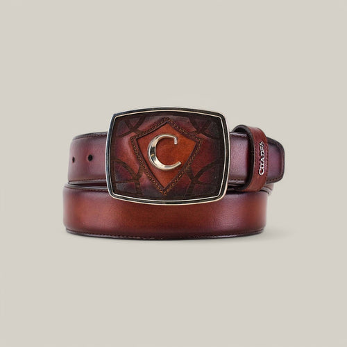 Over Chestnut Laser Belt - BC158