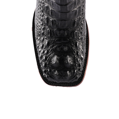 Texas Country Exotic Boot  IJ1000 LAGARTO NUCA Negro  H501