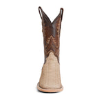 Tanner Cappuccino Python Boots - Square Toe (PN30)