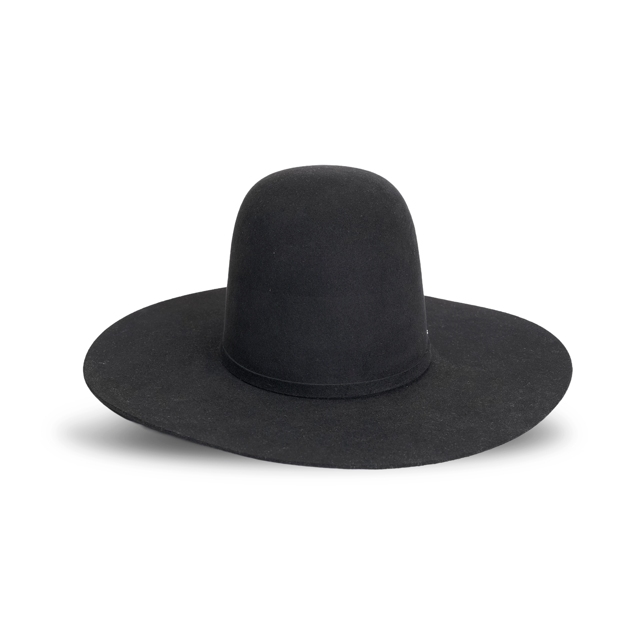 20X Sombreros Felt TC de Copa Abierta negros