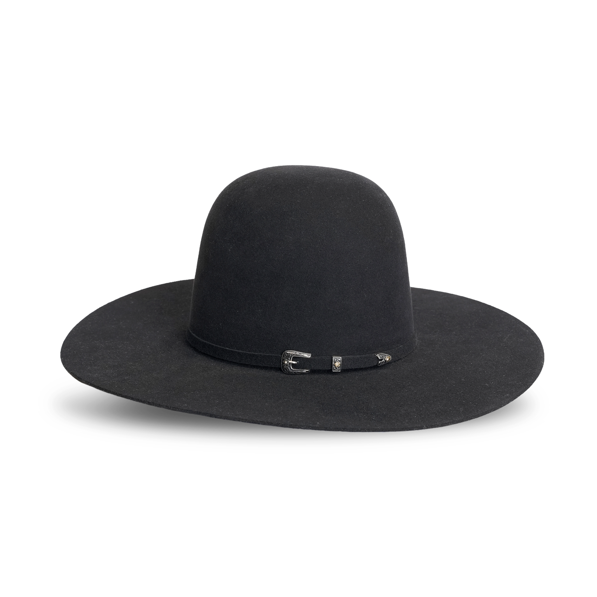 20X Sombreros Felt TC de Copa Abierta negros
