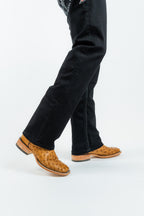 Western Blue - Men's Straight Leg Dark Denim Jeans (WJ2381)