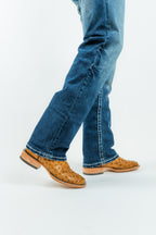 Western Blue - Men's Straight Leg Denim Jeans (WJ2363)