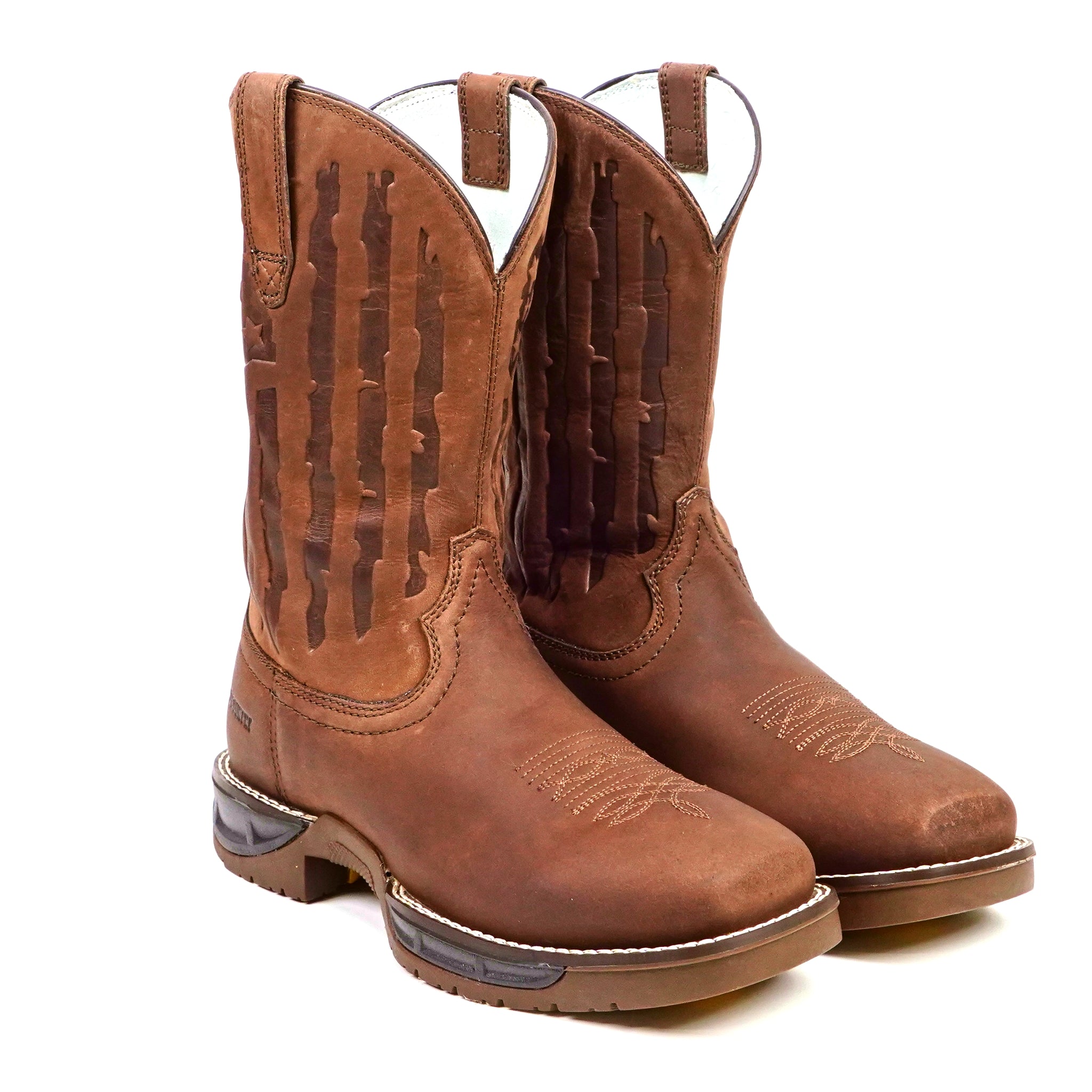 Texas Country - Chocolate Brown Work Boot - Soft Toe (TC005)