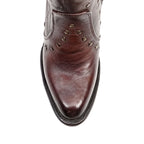 Anya Chocolate Brown Booties - J Toe - Gomez Western Wear